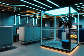 design game arcade center and sport complex facility