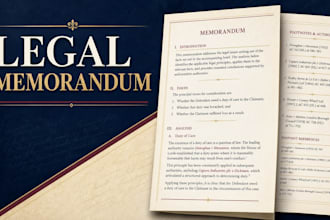draft a professional legal memorandum with pinpoint citations