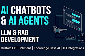 build ai chatbots, ai agents, llm and rag applications