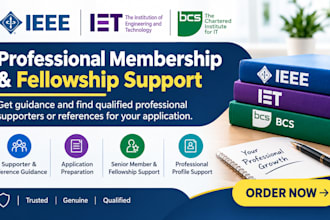 get you ieee iet bcs supporter and reference for senior and fellow process