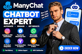 be your manychat expert for chatbot automation, prompts, and chatbot workflows