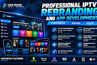 configure iptv panel, subscriber accounts and white label rebranding