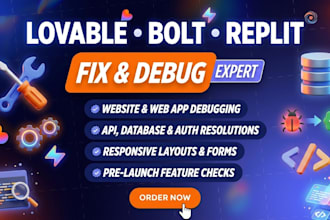 fix and debug your lovable, bolt, replit ai website or app