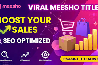 do viral meesho product listing with SEO title and description