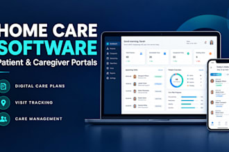 home, domiciliary care agency, healthcare management software, caregiver portals