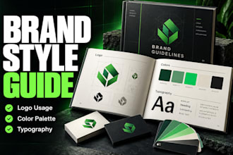 design a brand style guide and brand guidelines