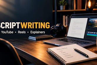 write engaging scripts for youtube videos and social media