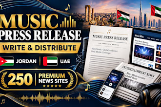 write and distribute jordan and uae press releases on 250 top premium news sites