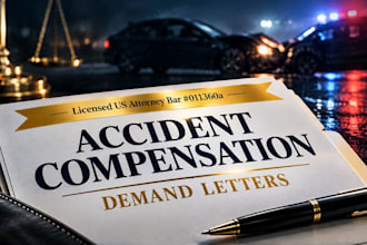 draft a custom accident compensation demand letter for injury claims