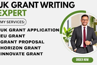 write a UK grant application, innovate funding, eu horizon, grant proposal