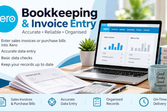 do xero bookkeeping and invoice entry