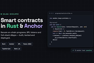 build dapps on solana