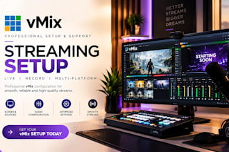 setup or fix streamlabs obs studio vmix for twitch whatnot youtube kick tiktok
