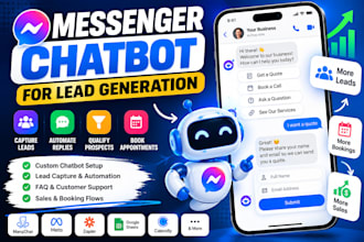 create a facebook messenger chatbot for lead generation