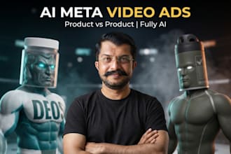 create 3d pixar style meta video ads for your product