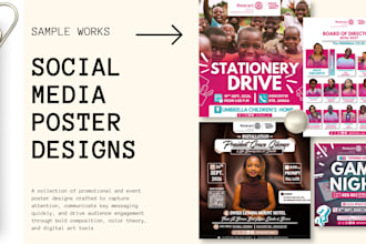 design social media posters for instagram and tiktok