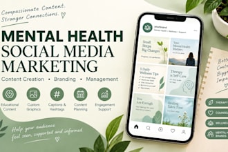 manage your mental health social media marketing for therapy and wellness