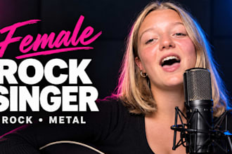 be your fierce female rock singer, hard rock vocalist and metal vocalist