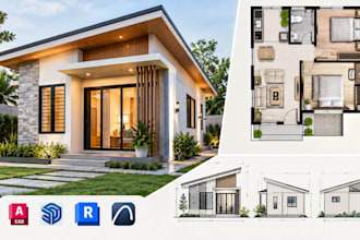create small house plans with space saving layouts and detailed cad drawings