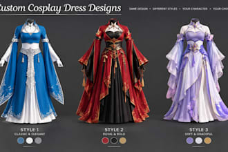 create custom cosplay sewing patterns and printable costume