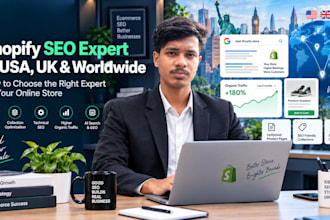 design or customize shopify store with smart SEO