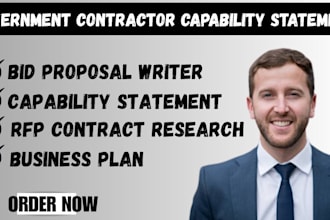 write  professional government contract capability statement