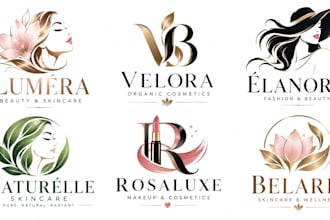 design a professional, beauty, skincare, makeup, fashion, organic cosmetics logo