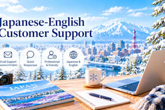 provide professional japanese customer support and email assistance