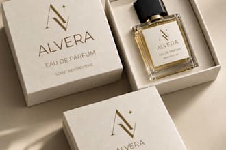 do premium perfume bottle packaging and box design