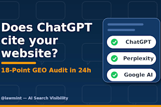 do a GEO audit, ai SEO and ai search visibility for chatgpt, perplexity