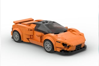 custom 3d lego model lego toy, lego car, lego house lego bike with instruction