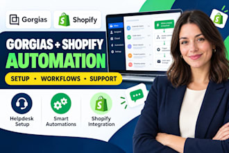 set up gorgias automation for shopify stores