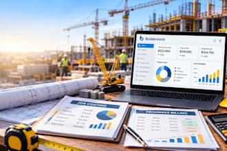 do construction bookkeeping with job costing  and progress billing services