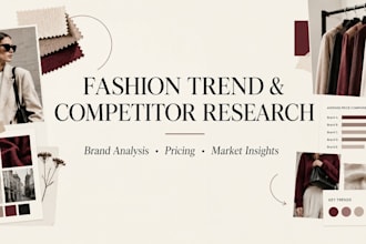 research fashion trends, brands and competitors