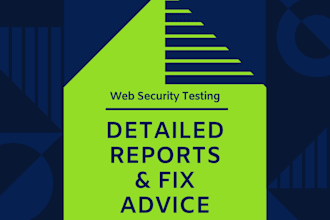web security testing and detailed vulnerability reports