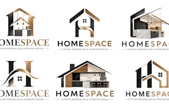 design a professional, kitchen remodeling, interior design, kitchen logo