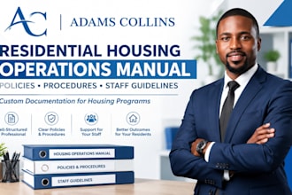 write transitional housing operations manual with policies and procedures