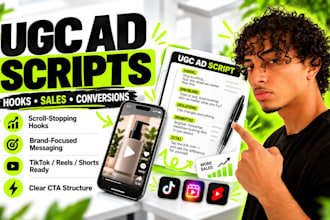 write engaging ugc ad scripts for tiktok and instagram
