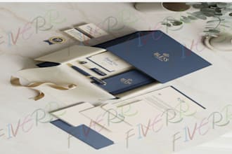 design luxury business stationery, packaging, and gift box
