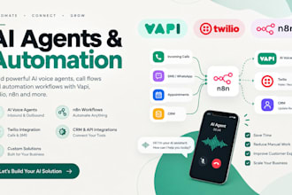 build n8n automations vapi twilio ai calling agent n8n whatsapp automation