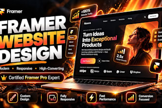 design framer website, framer landing page, figma to framer