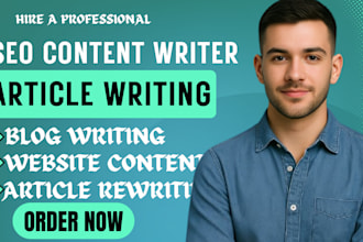 write seo content writing articles writing, rewriting and blog writing