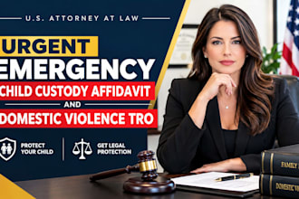 draft urgent emergency child custody affidavit and domestic violence tro