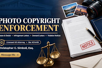 draft a photo copyright violation notice for your business