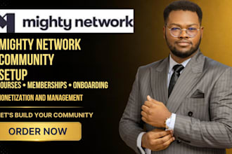 setup mighty networks community online course and membership