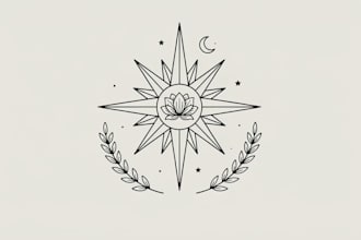 design a modern and minimalist tattoo design