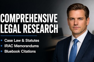 draft comprehensive legal memorandums and case law research