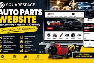 auto part squarespace automotive website car parts automobile auto part website