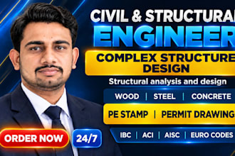 do complex structure design and civil engineering projects