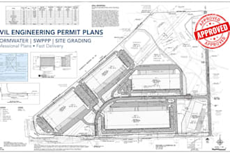 city permit stormwater swppp plan site grading land development erosion control